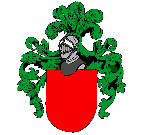 Escudo de armas y casco