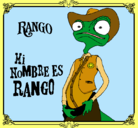 Dibujo Rango pintado por rango