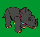 Dibujo Triceratops II pintado por gorrion