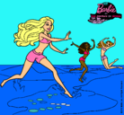 Dibujo Barbie de regreso a la playa pintado por aniatk