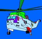 Dibujo Helicóptero al rescate pintado por ANGIE21