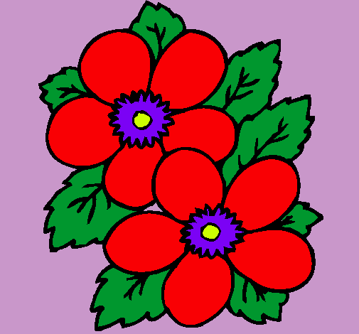 Dibujo Flores pintado por ruby24