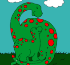 Dibujo Dinosaurios pintado por duqueynapo