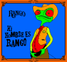 Dibujo Rango pintado por rango