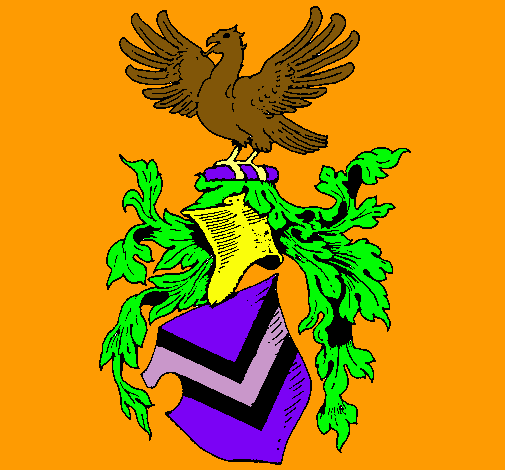 Escudo de armas y aguila 