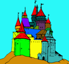Dibujo Castillo medieval pintado por gorzilla