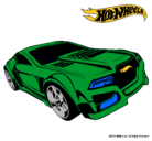 Dibujo Hot Wheels 5 pintado por lukitas