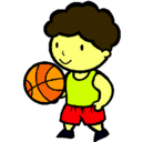 Dibujo Jugador de básquet pintado por BASCUET