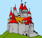 Dibujo Castillo medieval pintado por DIEGO1