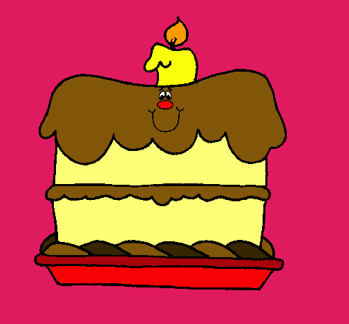 Dibujo Pastel de cumpleaños pintado por sheryl_selena
