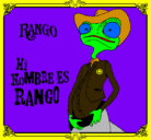 Dibujo Rango pintado por rango