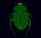 Dibujo Escarabajo pintado por chumel