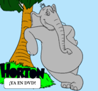 Dibujo Horton pintado por rindio