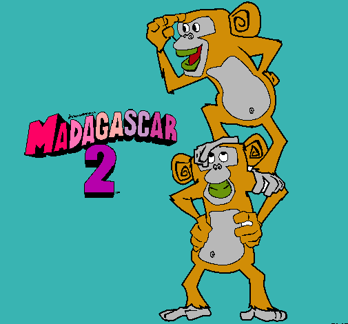 Madagascar 2 Manson y Phil