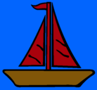 Dibujo Barco velero pintado por NAVIL