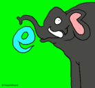 Dibujo Elefante pintado por porblogdifjt