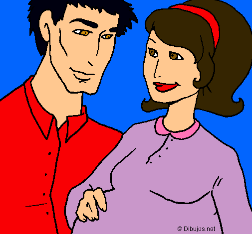 Dibujo Padre y madre pintado por ruby24