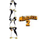 Dibujo Madagascar 2 Pingüinos pintado por mimimimi