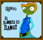 Dibujo Rango pintado por rango