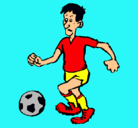 Dibujo Jugador de fútbol pintado por juanca10