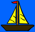 Dibujo Barco velero pintado por AVATAR