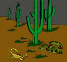 Dibujo Desierto pintado por chumel
