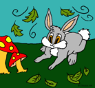 Dibujo Conejo pintado por reyna