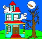 Dibujo Casa fantansma pintado por jairo23