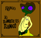 Dibujo Rango pintado por rango