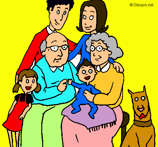Dibujo Familia pintado por EliSa-BtR
