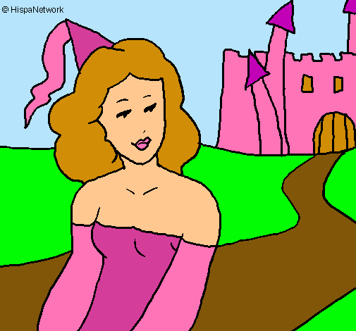 Princesa y castillo