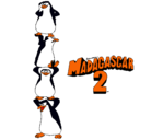 Dibujo Madagascar 2 Pingüinos pintado por danymax