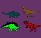 Dibujo Dinosaurios de tierra pintado por adriana7