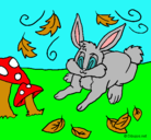 Dibujo Conejo pintado por felicitas
