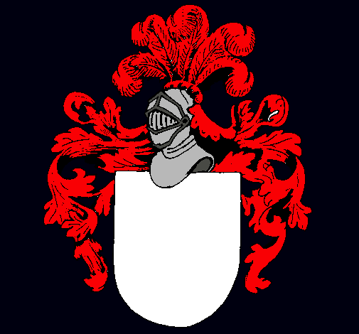 Escudo de armas y casco