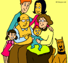 Dibujo Familia pintado por gina18
