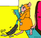 Dibujo La ratita presumida 1 pintado por rata
