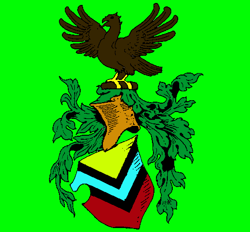 Escudo de armas y aguila 