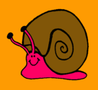 Dibujo Caracol  pintado por jefte