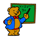 Dibujo Profesor oso pintado por lolak