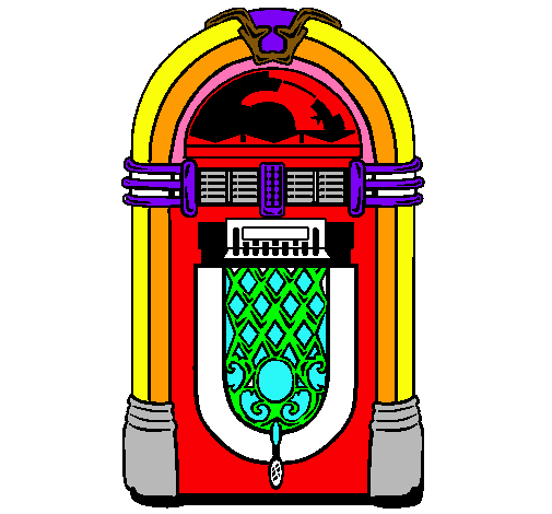 Máquina de discos de los años 50