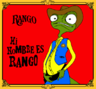 Dibujo Rango pintado por FEGO