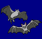 Dibujo Un par de murciélagos pintado por yytr5r