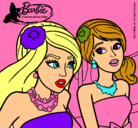 Dibujo Barbie y su amiga pintado por CUSTODIA