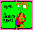 Dibujo Rango pintado por rango