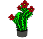 Dibujo Flores de cactus pintado por eloina