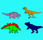 Dibujo Dinosaurios de tierra pintado por nico2004