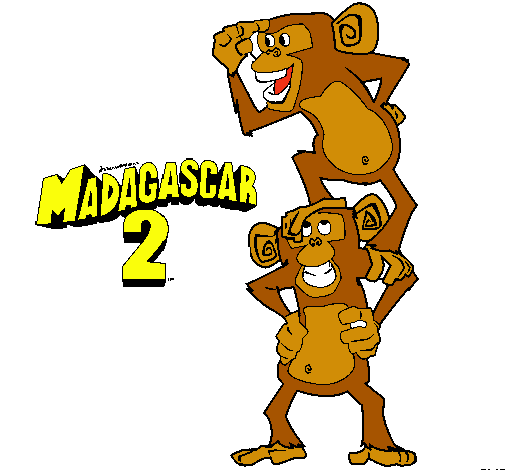 Madagascar 2 Manson y Phil