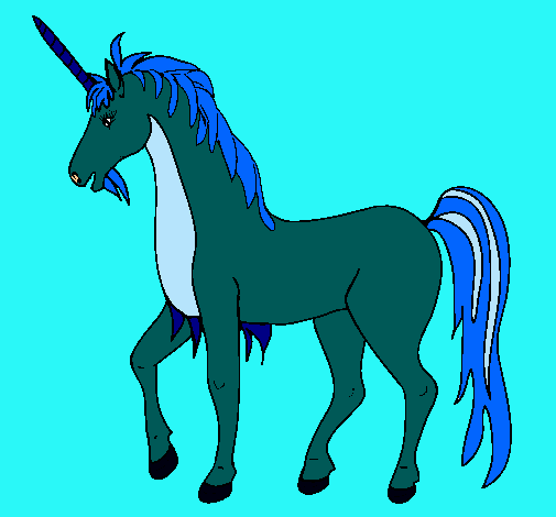 Dibujo Unicornio II pintado por kmy-maura