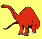 Dibujo Braquiosaurio II pintado por ENIO